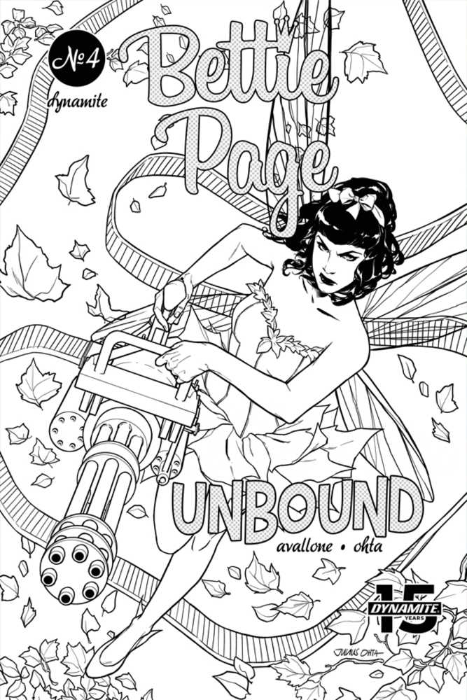 Bettie Page Unbound #4 40 Copy Ohta Black & White Variant Edition