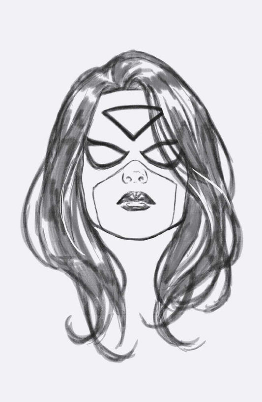Edge Of Spider-Verse #2 Mark Brooks Headshot Full Art Sketch Variant