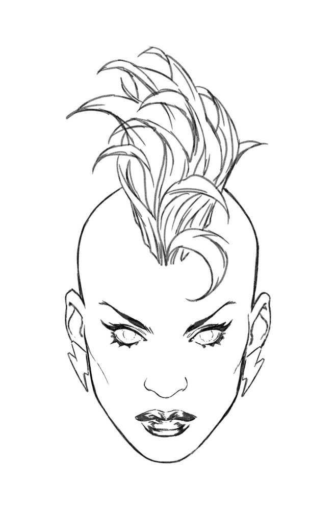 X-Men: Forever #1 Mark Brooks Headshot Full Art Sketch Variant [Fhx]