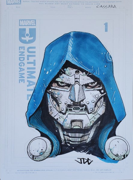 Ultimate Endgame #1 - Cassara Sketch 1 of 1 - "Ultimate Doom 1"