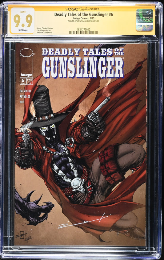 Deadly Tales of the Gunslinger #6 CGC - Jonathan Uribe Signed
